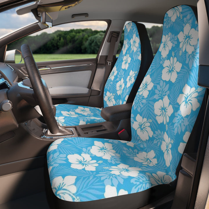 Bora Bora Car Seat Covers (Set of 2) | Universal Fit Hawaiian Hibiscus Tropical Design