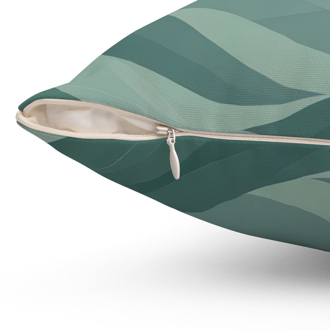 Hawaiian Sunrise Throw Pillow | Mid-Century Coastal Decor