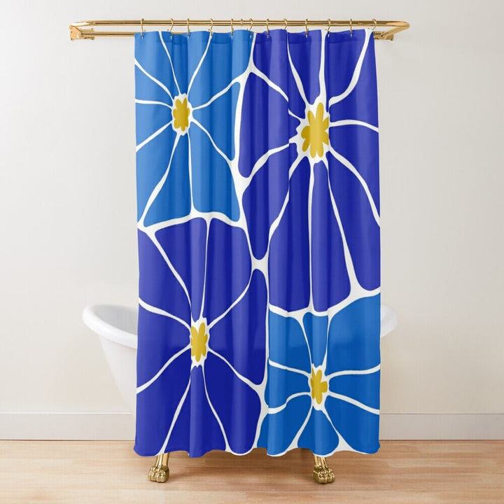 Tropical Shower Curtain – Matisse Inspired Floral Waterproof Polyester Curtain