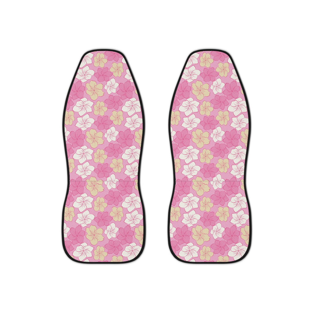 Live Love Aloha Car Seat Covers (Set of 2) | Universal Fit Hibiscus Tropical Protection