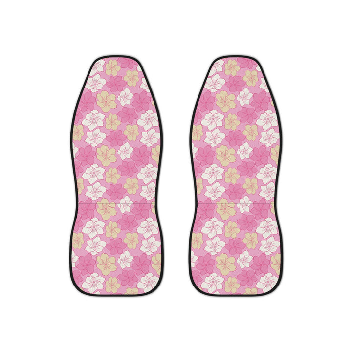 Live Love Aloha Car Seat Covers (Set of 2) | Universal Fit Hibiscus Tropical Protection