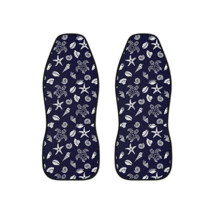 Turtle Bay Car Seat Covers (Set of 2) | Universal Fit Sea Turtle Print & Tropical Decor