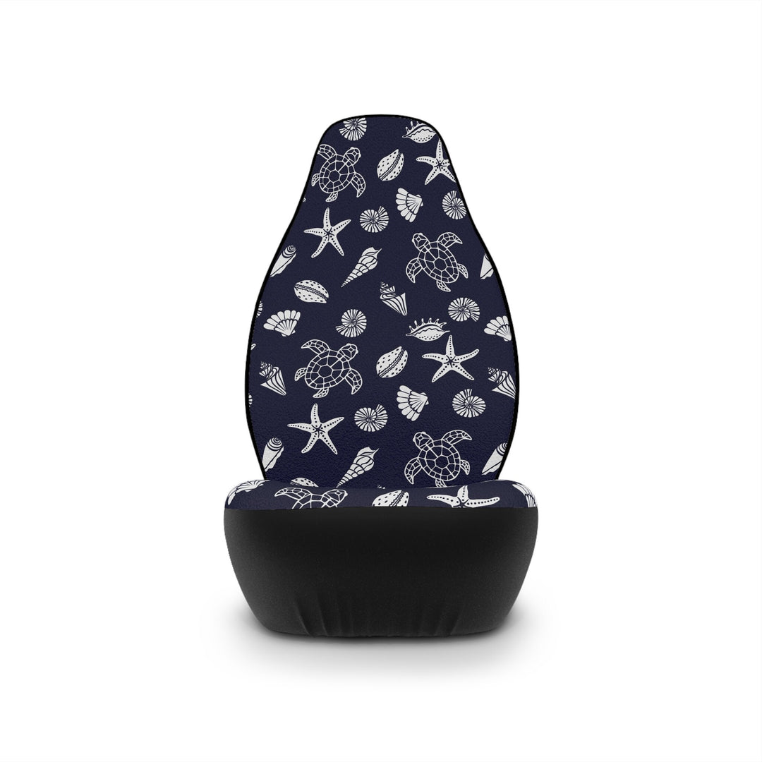 Turtle Bay Car Seat Covers (Set of 2) | Universal Fit Sea Turtle Print & Tropical Decor