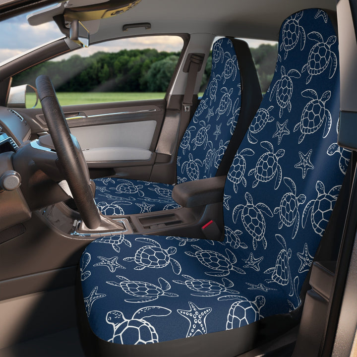 Hawaiian Car Seat Covers – Tropical Seat Covers With Sea Turtle Print Design