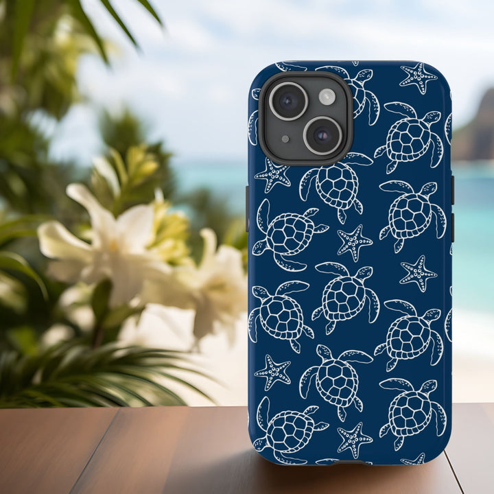 Tough Dual Layer Phone Case | Sea Turtle Ocean Wildlife for iPhone & Samsung