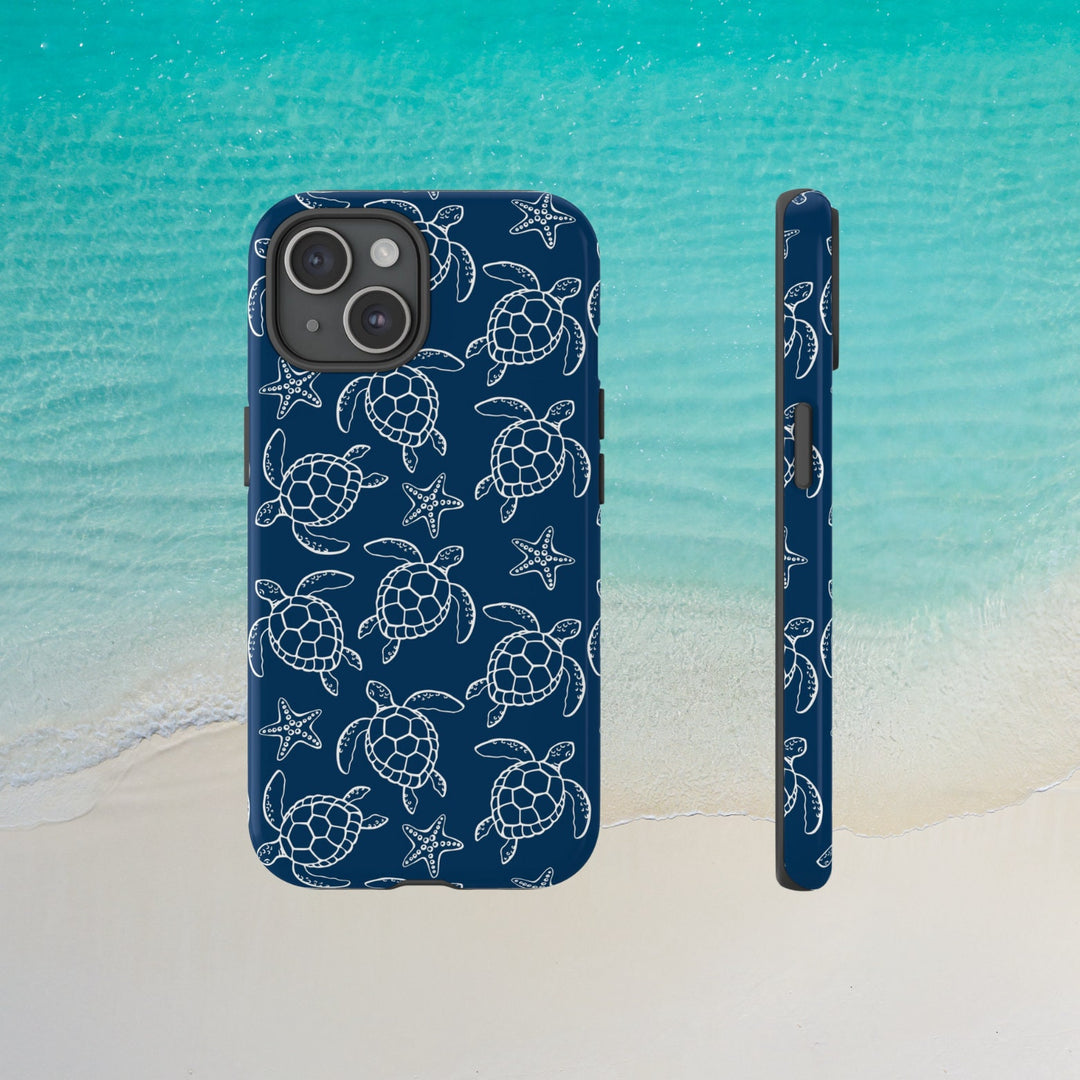 Tough Dual Layer Phone Case | Sea Turtle Ocean Wildlife for iPhone & Samsung