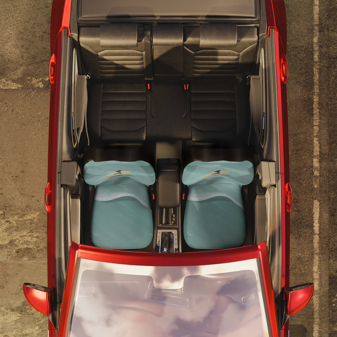 Coastal Cowgirls Car Seat Covers (Set of 2) | Universal Fit Surfer Girls Beach Protection