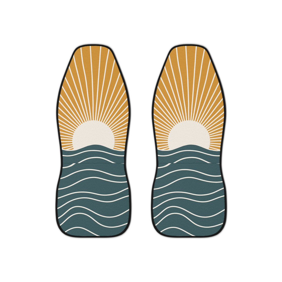 Uluwatu Car Seat Covers (Set of 2) | Universal Fit Retro Groovy Bucket Seat Covers