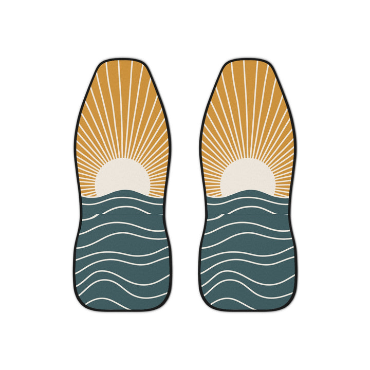 Uluwatu Car Seat Covers (Set of 2) | Universal Fit Retro Groovy Bucket Seat Covers