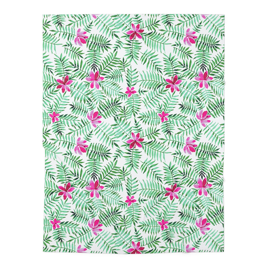 Happy Aloha Baby Swaddle Blanket | Soft Breathable Jersey Polyester Floral Wrap