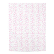 Pink Plumeria Lei Baby Blanket