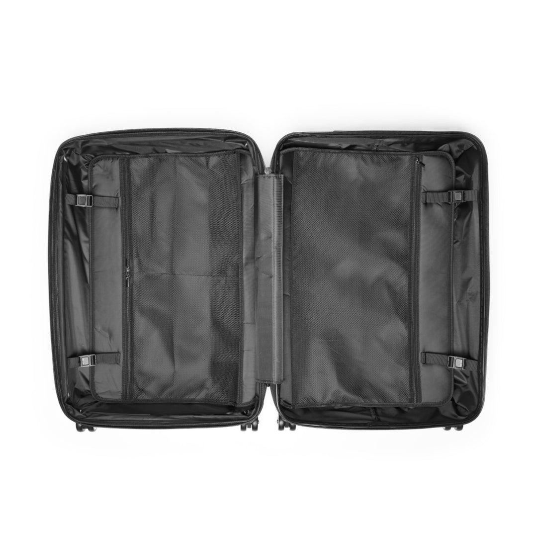 Vintage Tropical Floral Hardshell Luggage | Polycarbonate Carry-On with 360° Spinner Wheels