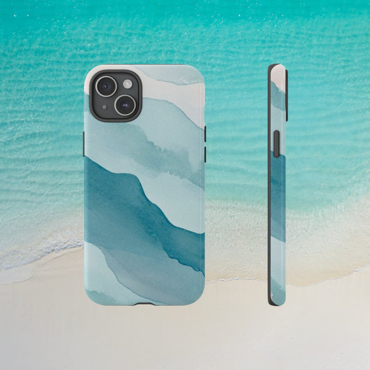 Tough Dual Layer Phone Case | Ocean Waves Surf Print for iPhone & Samsung