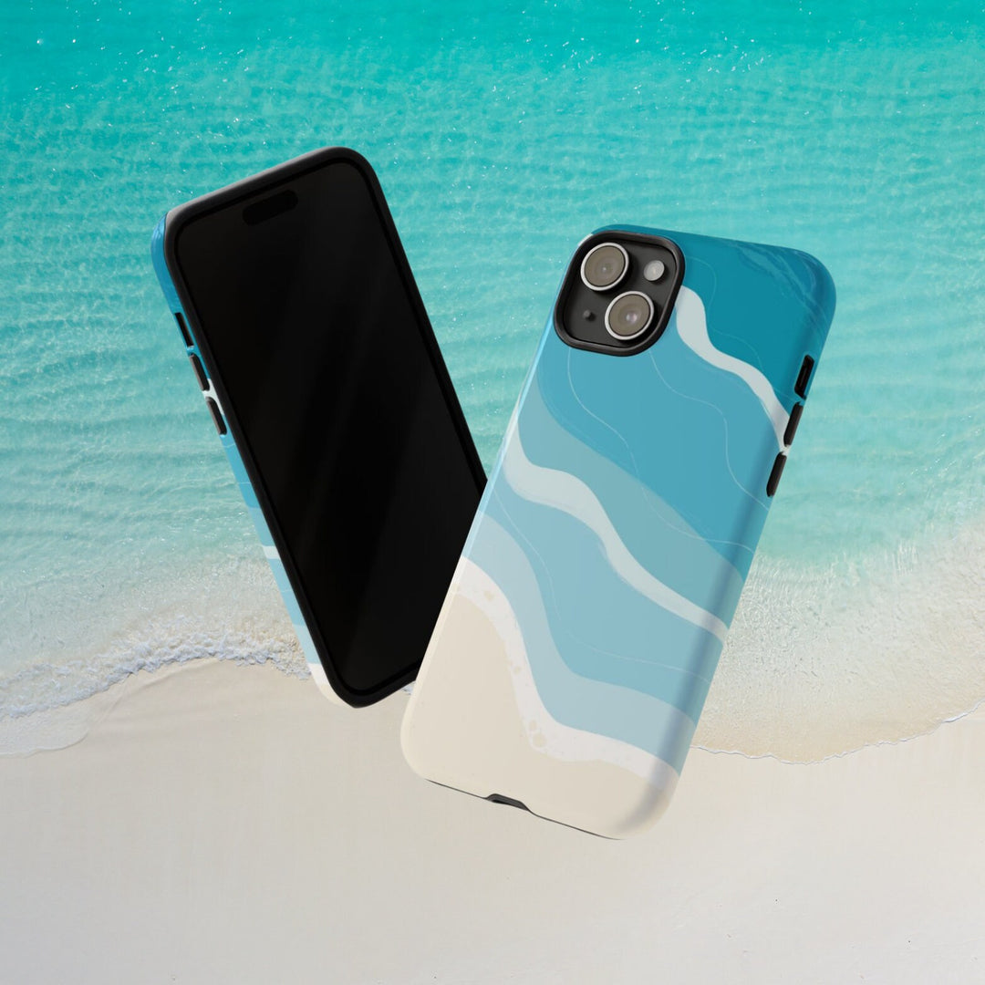 Noosa Heads Phone Case – Durable Ocean Wave Phone Case With Wireless Charging
