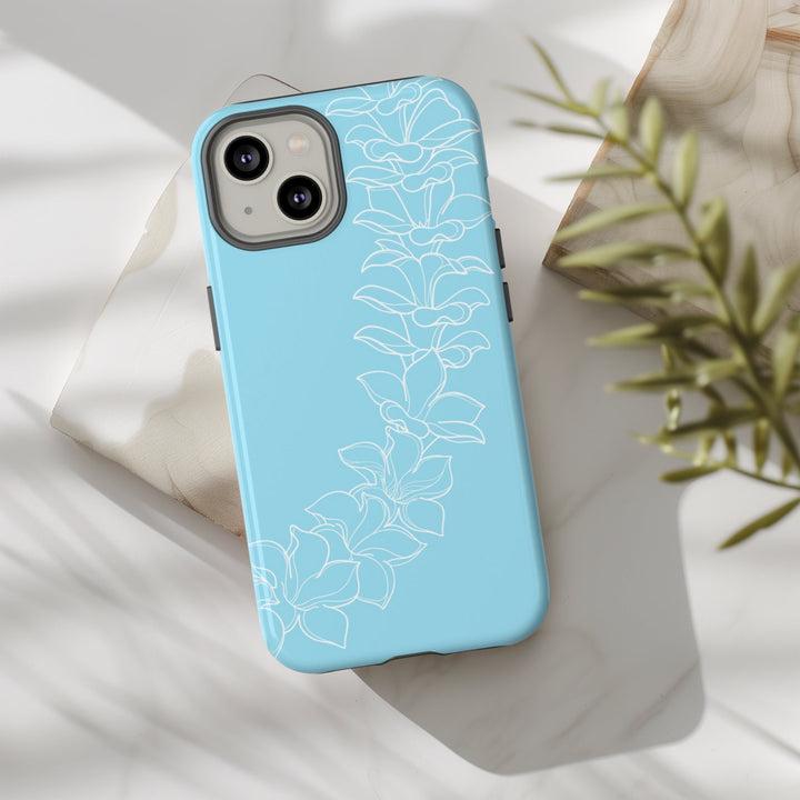 Tough Dual Layer Phone Case | Hawaiian Flower Lei Design for iPhone & Samsung