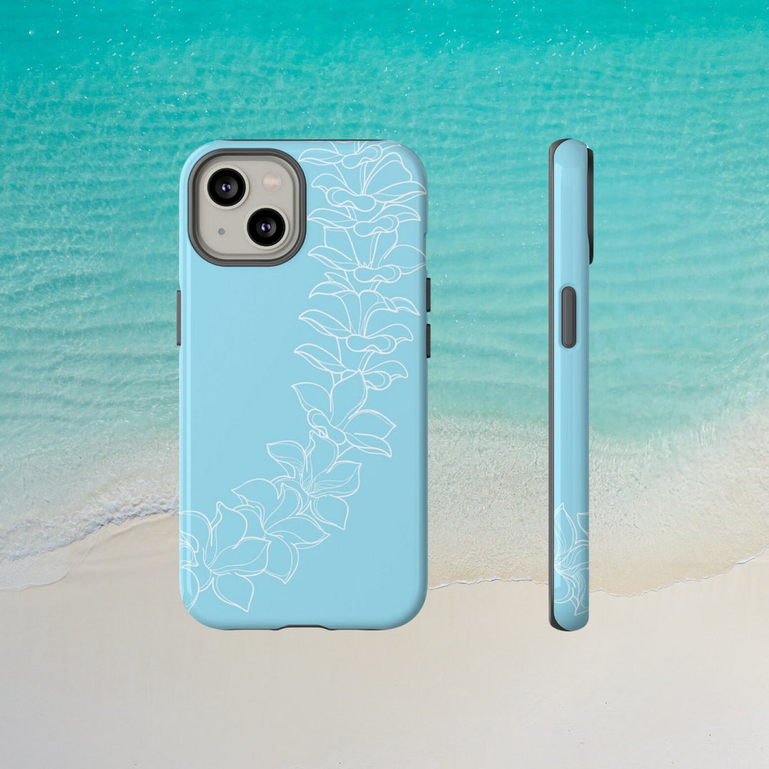 Tough Dual Layer Phone Case | Hawaiian Flower Lei Design for iPhone & Samsung