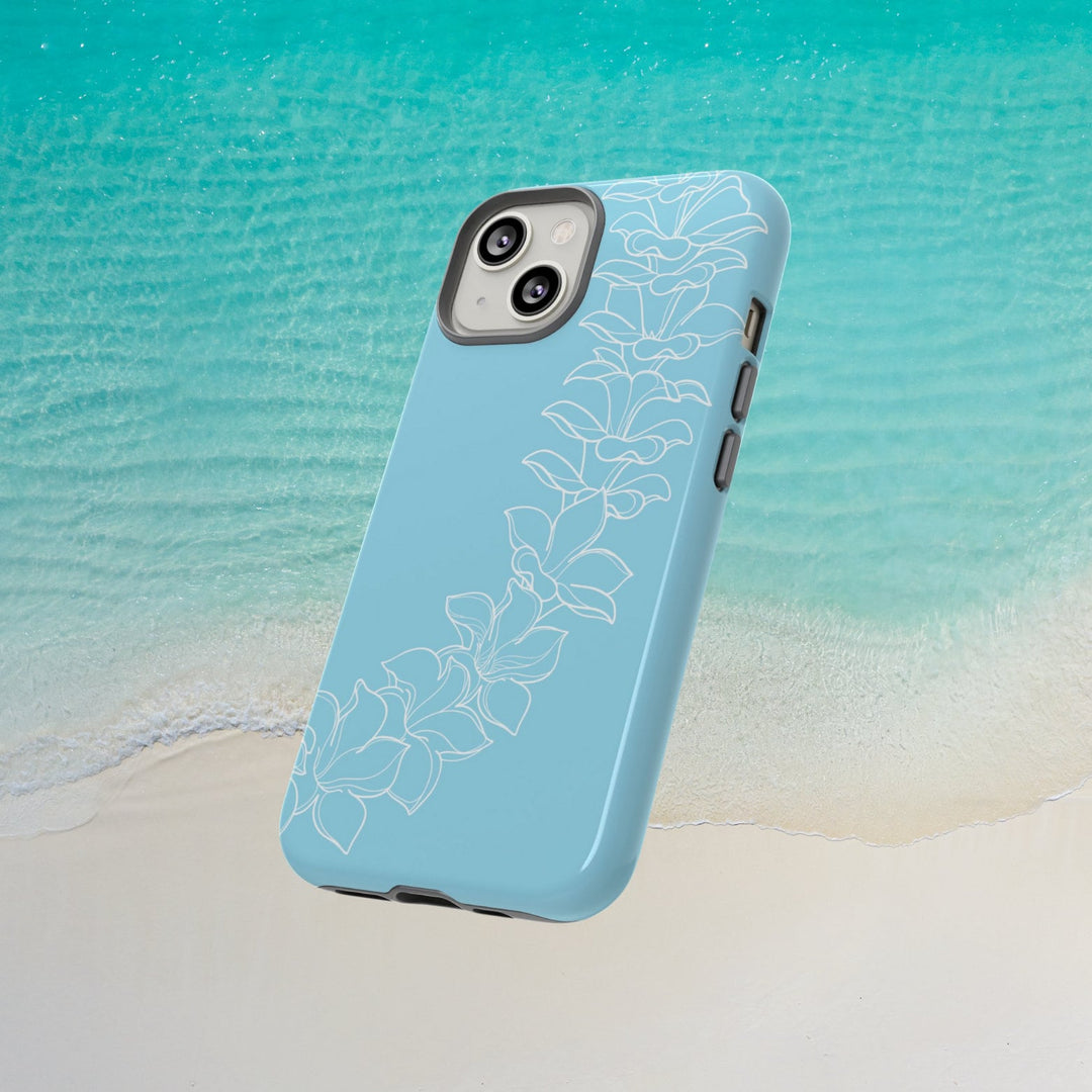 Tough Dual Layer Phone Case | Hawaiian Flower Lei Design for iPhone & Samsung