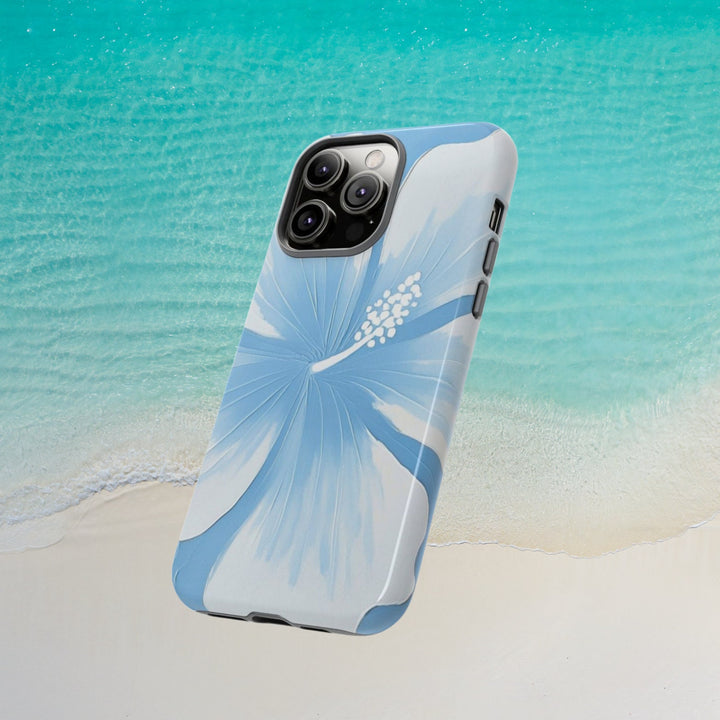 Tough Dual Layer Phone Case | Abstract Hibiscus Design for iPhone & Samsung