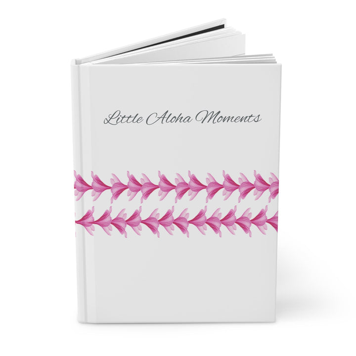 Little Aloha Moments Hardcover Journal | 150 Lined Pages & Pink Plumeria Notebook