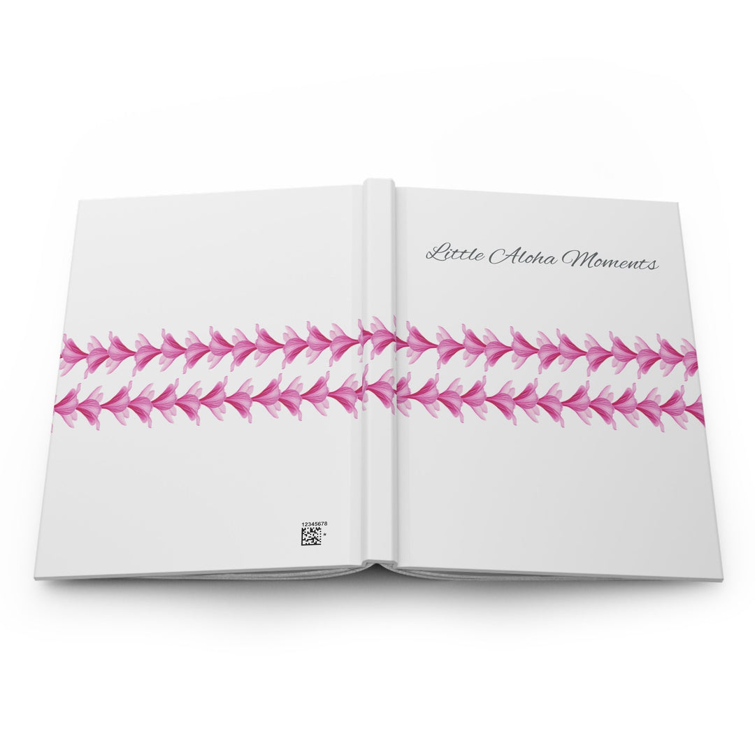 Little Aloha Moments Hardcover Journal | 150 Lined Pages & Pink Plumeria Notebook