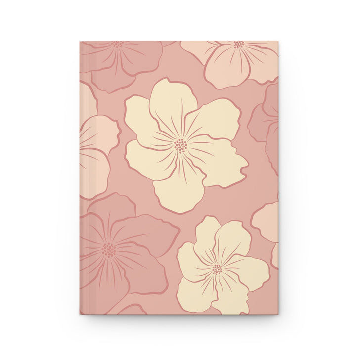 Vintage Floral Hardcover Journal | 150 Lined Pages & Hawaiian Style Notebook
