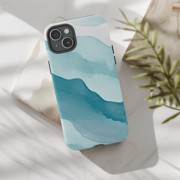 Tough Dual Layer Phone Case | Ocean Waves Surf Print for iPhone & Samsung