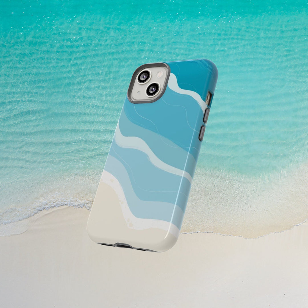 Noosa Heads Phone Case – Durable Ocean Wave Phone Case With Wireless Charging