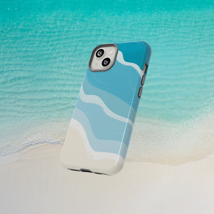 Noosa Heads Phone Case – Durable Ocean Wave Phone Case With Wireless Charging