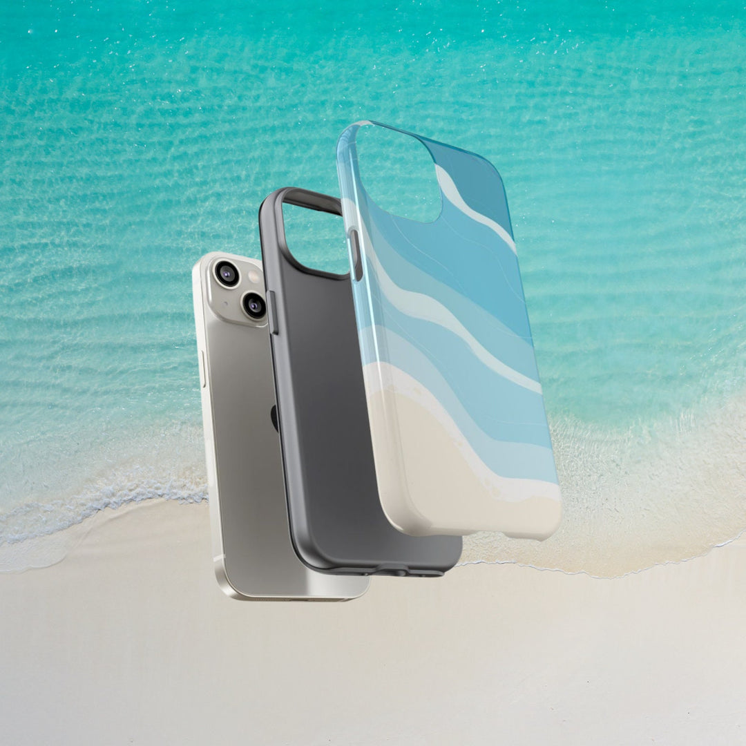 Noosa Heads Phone Case – Durable Ocean Wave Phone Case With Wireless Charging