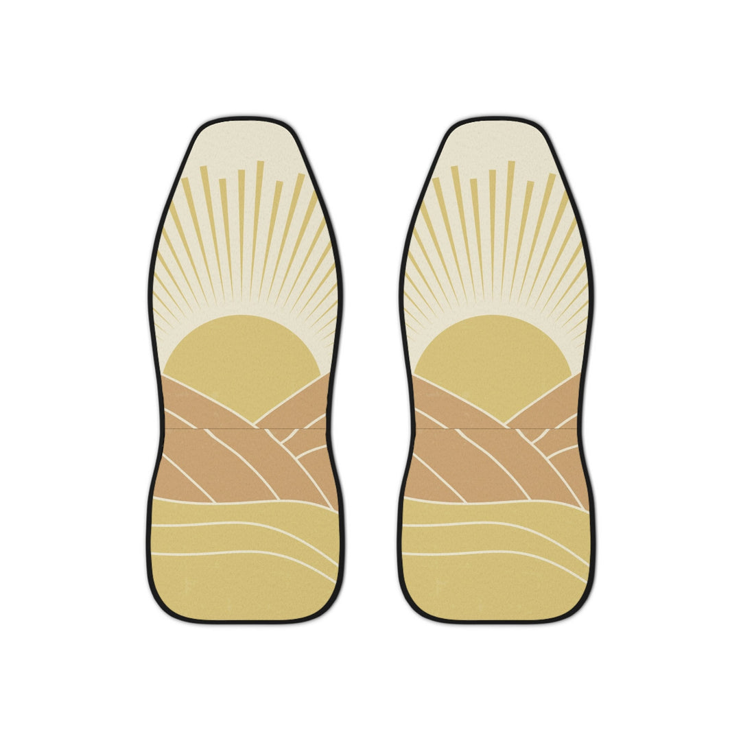 Endless Summer Car Seat Covers (Set of 2) | Universal Fit Boho Retro Style Protection