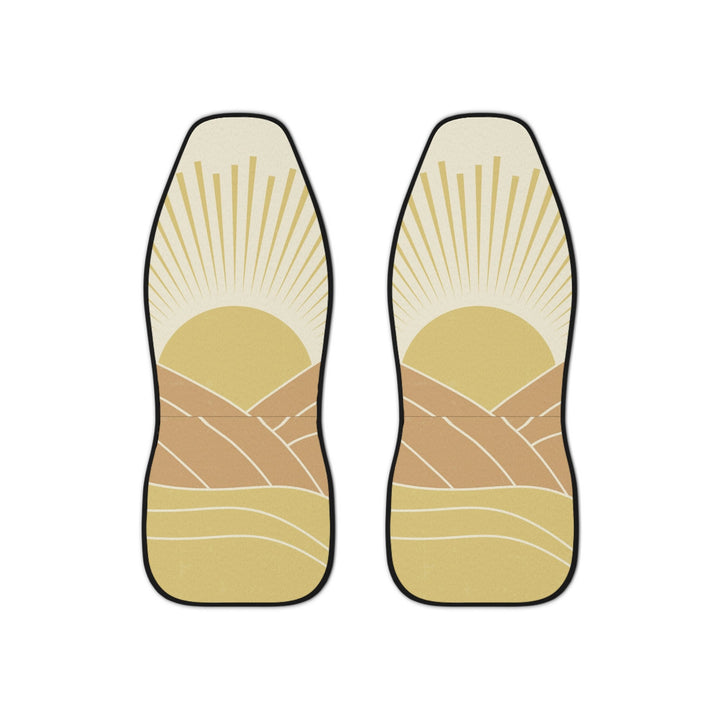 Endless Summer Car Seat Covers (Set of 2) | Universal Fit Boho Retro Style Protection