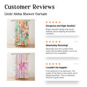 Tropical Hibiscus Shower Curtain