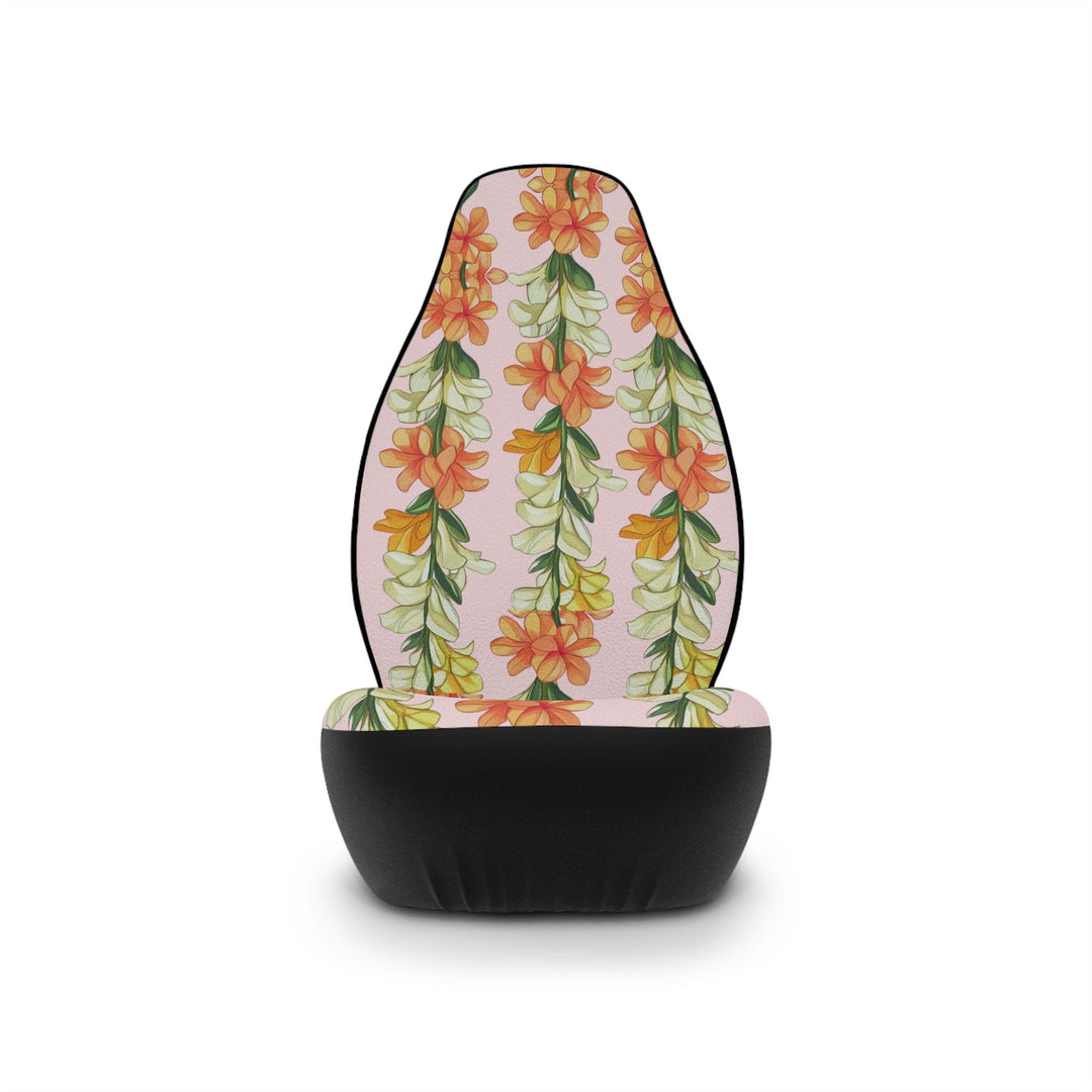 Hawaiian Flower Lei Seat Covers – Tropical Floral Car Seat Covers with Breathable Fabric