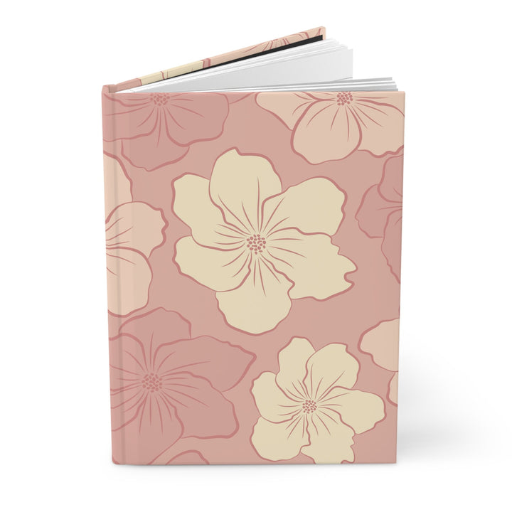 Vintage Floral Hardcover Journal | 150 Lined Pages & Hawaiian Style Notebook
