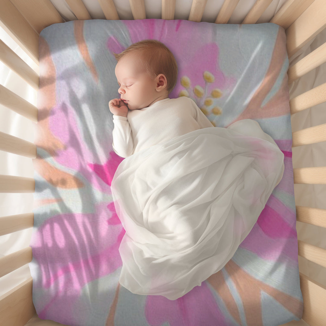 Kapiʻolani Ultra Soft Sherpa Fleece Throw | Pink Hibiscus Floral Print