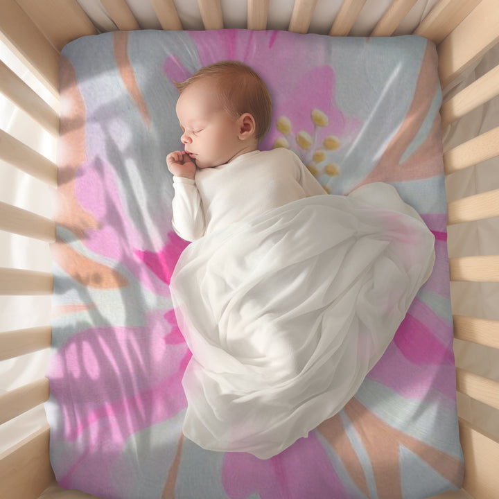 Kapiʻolani Ultra Soft Sherpa Fleece Throw | Pink Hibiscus Floral Print