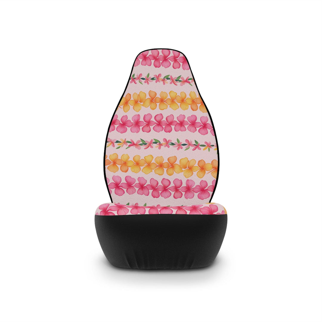 Hawaiian Flower Lei Seat Covers - Tropical Car Seat Covers | Durable Polyester