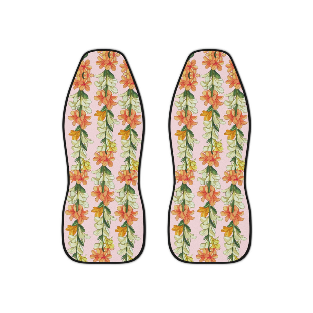 Hawaiian Car Seat Covers - Tropical Floral Print, Durable Polyester Protection