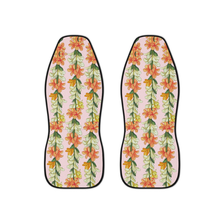 Hawaiian Car Seat Covers - Tropical Floral Print, Durable Polyester Protection