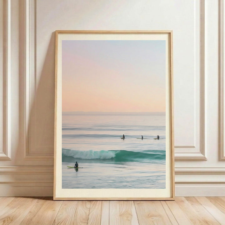 "A Moment in Time" Minimalist Surf Photography Print | Coastal Ocean Wall Art