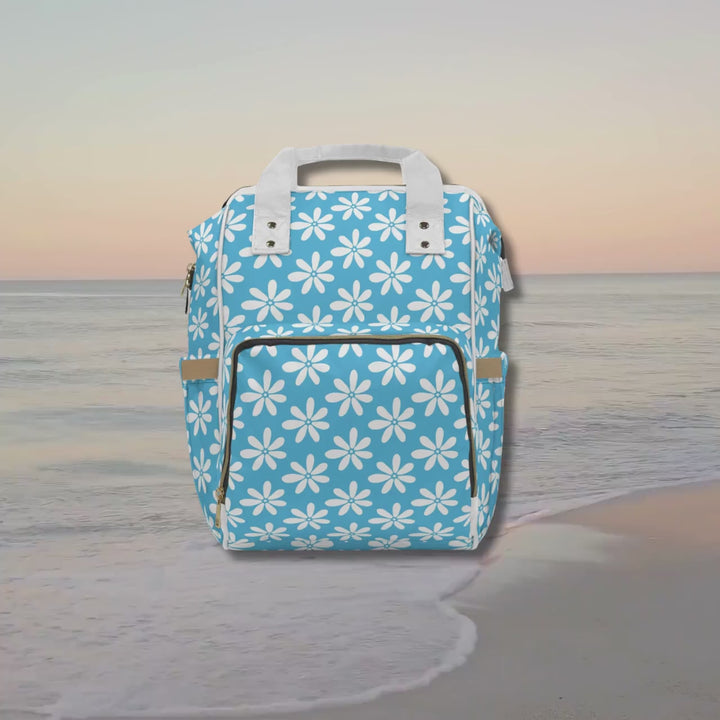 Boho Diaper Bag - Spacious Baby Diaper Backpack With Adjustable Straps & Padded Back Panel