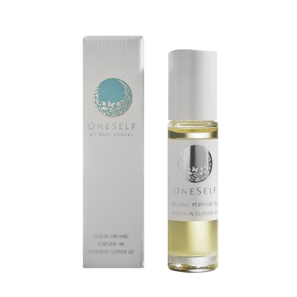 OneSelf Organics Hawaiian Flower Lei Organic Perfume Oil Packaging