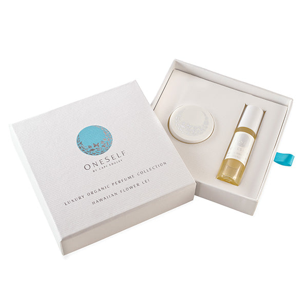 Oneself organics hawaiian flower lei organic perfume collection
